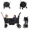 Cabino Bollerwagen Waggie Schwarz – faltbarer Handwagen für Produktbild-Vorschau 1