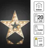 LED Stern Deko warmweiß 20 LEDs Innen 40 cm Weihnachten Produktbild-Vorschau 4