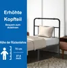 LARS360 Metalen bed 140x200 cm - Modern platformbed van Productafbeelding-voorbeeld 8