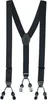 A pair of black suspenders on a white background. Produktbild-Vorschau