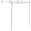 vidaXL Garten-Pergola Antik-Braun 3x3x2,5 m Eisen -  Produktbild-Vorschau 5