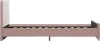 vidaXL Bettgestell Rosa Samt 100x200 cm Produktbild-Vorschau 4