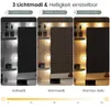 Schminktisch mit Spiegel und Beleuchtung + 7 Schubladen Produktbild-Vorschau 4
