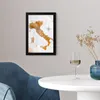 MuchoWow® MuchoWow® Gerahmtes Poster Weltkarte - Gold - Produktbild-Vorschau 5
