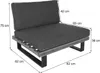Lounge-Sessel HWC-H54, Garten-Sessel, Spun Poly Akazie Holz Produktbild-Vorschau 11