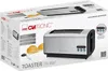 The image shows the retail packaging of a Clatronic toaster. Produktbild-Vorschau