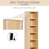 HOMCOM Lot de 2 étagères colonnes Armoire de Rangement Voir les images du produit 6
