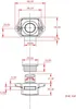 Push Button Lock Door Verriegelung - Möbelschloss Produktbild-Vorschau 3