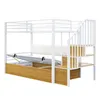 Lit superposé en métal Flieks 90 x 200 cm avec rangement, Voir les images du produit 8