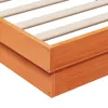 Massivholzbett mit LED-Beleuchtung Wachsbraun 120x200 cm Produktbild-Vorschau 8