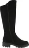 A black knee-high boot is shown against a white background. Voir les images du produit