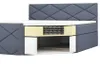 A cutaway view of a boxspring bed showing its internal structure. Produktbild-Vorschau