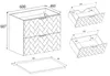 RODAN | Koupelnová Skříňka - 60 CM - Černá Matná - Moderní Náhled obrázku produktu 7