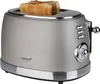 A retro-style toaster with two slices of toast in it, against a white background. Anteprima dell’immagine prodotto