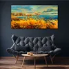 Coloray Bild aus Leinwand 140x70 Leinwand Dekoration - Feld Produktbild-Vorschau 2