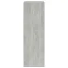vidaXL Bücherregal Betongrau 60x24x74,5 cm Holzwerkstoff -  Produktbild-Vorschau 7