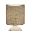 Lampada da tavolo ESNA grigio-marrone 1xE14x40W in tessuto, Anteprima dell’immagine prodotto 8