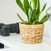 HMF 37280-19CM Nachhaltiger Blumentopf rund geflochten aus nachwachsenden Rohstoffen 19 cm Durchmesser Produktbild-Vorschau