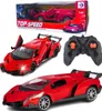 Ferngesteuertes Rennwagen RC Auto Mit LED-Scheinwerfern und Produktbild-Vorschau 1