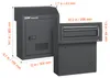VEVOR Einbau-Briefkastentür Briefkasten 305x155x360 mm Produktbild-Vorschau 7