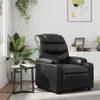 vidaXL Relaxsessel Schwarz Kunstleder Produktbild-Vorschau 2