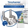 Scharnier Set 2x passend wie Bosch 00481147 Türscharnier Produktbild-Vorschau 2