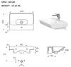 Waschtisch Opia 60 x 41,5 cm weiß glänzend 1276786 Produktbild-Vorschau 2