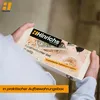 Hands holding a wooden box containing Forstner drill bits. Produktbild-Vorschau