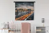 MuchoWow® Wandteppich Wandbehang New York - Orange - Brücke Produktbild-Vorschau 1