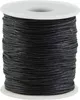 90 Meter / 1 Spule gewachste Baumwollschnur, 1mm schwarz Produktbild-Vorschau