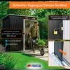 Gartenhaus Gerätehaus EDEN Klein mit Pultdach | HxBxT Produktbild-Vorschau 6