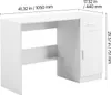 Mesa de escritorio pequeña VEVOR con cajón, ideal para Vista previa de la imagen del producto 8