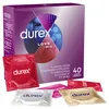 A box of Durex Love Mix condoms with several individual condom packets laid out in front of it. Náhľad obrázku produktu