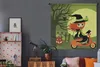 MuchoWow® Wandteppich Wandbehang Illustration einer Hexe Produktbild-Vorschau 5