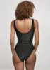 Urban Classics Damen Body Ladies Shiny Rib Body Black-XL Produktbild-Vorschau 3