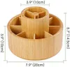 Bamboo Desk Organizer, große Kapazität Pen Holder Lagerung Produktbild-Vorschau 2