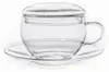 Creano 2er-Set Glas-Tasse mit Untertasse & Deckel, Produktbild-Vorschau 4