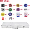 TWOLIIN valise de poker set 500 chips - Pokerset Laser Voir les images du produit 6
