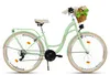 MILORD Damenfahrrad Citybike Komfort Mit Weidenkorb Produktbild-Vorschau 2
