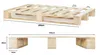 Lermowood Palettenbett 160 x 200 cm Natur Holzbett Produktbild-Vorschau 3
