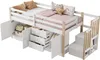 Sweiko Lit surélevé pour enfants, lit d'enfant, lit simple, Voir les images du produit 8
