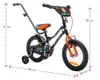 Rower dla chłopca 14 cali Tiger Bike z pchaczem czarno - Podgląd zdjęcia produktu 12