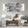 Bild auf Leinwand - Leinwandbild - 5 Teile - Schwarz Produktbild-Vorschau 6