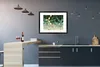MuchoWow® Gerahmtes Poster Blätter - Gold - Muster - Würfel Produktbild-Vorschau 5