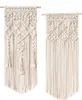 2 kusy Macramé Nástěnný závěs Boho Deco Chic Tkaný gobelín Náhled obrázku produktu 1