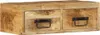 vidaXL Mobile TV a parete 60x30x19 cm Legno di mango grezzo Anteprima dell’immagine prodotto 4