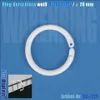 Ring-Verschluss / Durchmesser: 2,8cm (10 Stück) Produktbild-Vorschau 1