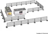 Kibri 38626 - H0 Gebäude-Container STRABAG mit Produktbild-Vorschau 4