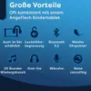 A graphic displaying features of a product with icons and text. Produktbild-Vorschau