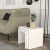Skye Decor, Zariel - White, Satztisch (3-teilig), Weiß, Produktbild-Vorschau 1